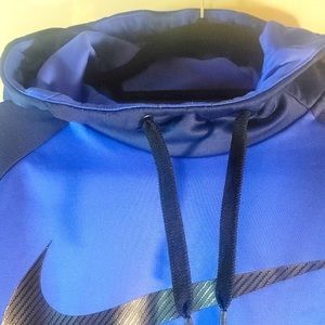 Blue&black, Nike hoodie size large excellent condition